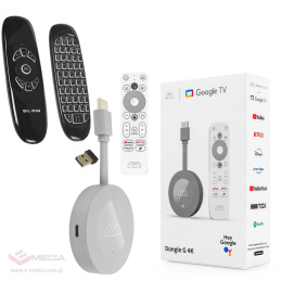 Android SMART TV Homatics Dongle G 4K Android 11 with certificates + bluetooth keyboard KS-3