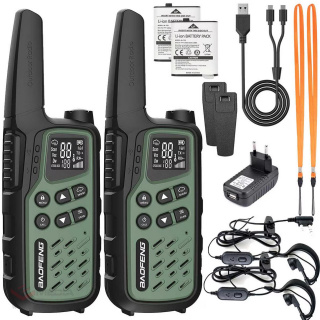 Baofeng BF-T25E PMR radio 2 pcs. -Green