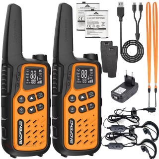 Baofeng BF-T25E PMR radio 2 pcs. - Orange