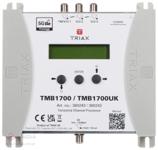 PROGRAMOWALNY WZMACNIACZ WIELOZAKRESOWY TMB-1700/TRIAX TRIAX