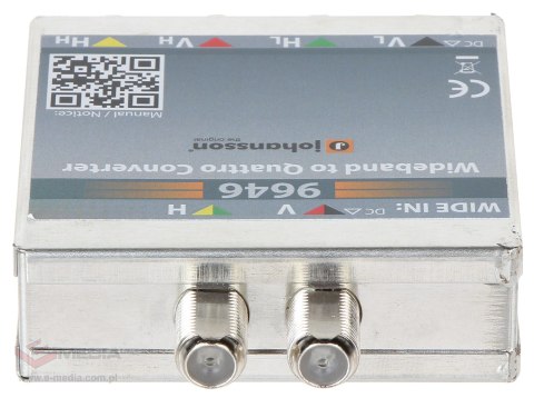 KONWERTER SYGNAŁU WIDEBAND NA QUATTRO MS-9646 JOHANSSON