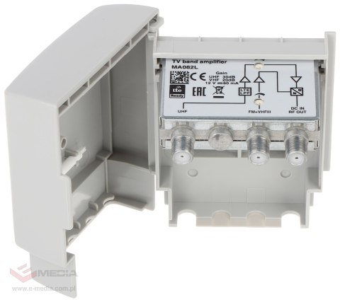 WZMACNIACZ ANTENOWY MA-082L FM / VHF / UHF 12V TERRA