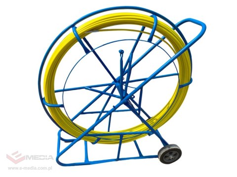 Pilot z włókna szklanego FRP do przeciągania kabli Ø11mm, 200m z kółkami Q-LANTEC Pilot z włókna szklanego FRP do przeciągania kabli Ø11mm, 200m z kółkami Q-LANTEC