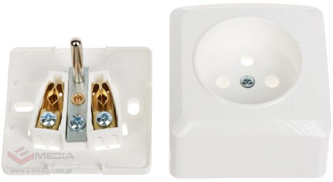 GNIAZDO NATYNKOWE POJEDYNCZE BERG/3733-00/EPN 250 V 16 A Elektro-Plast