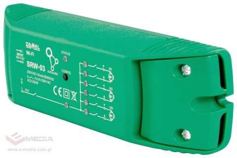 INTELIGENTNY STEROWNIK ROLET SRW-03 Wi-Fi, 230 V AC ZAMEL