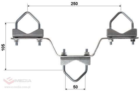 OBEJMA RUROWA OR3-50W6