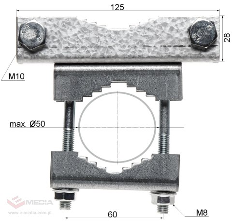 OBEJMA ZACISKOWA OR-50