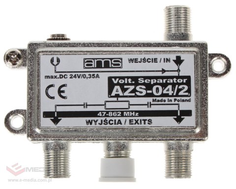 SEPARATOR ZASILANIA AZS-04/2