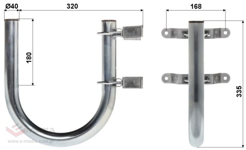 UCHWYT MUROWY UMU-40U32