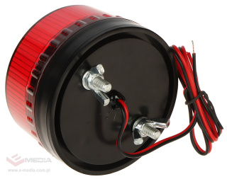 Red LED optical siren