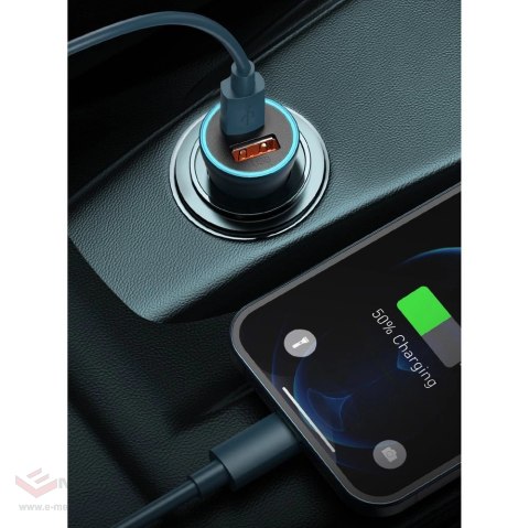 Baseus Golden Contactor Pro szybka ładowarka samochodowa USB Typ C / USB 40 W Power Delivery 3.0 Quick Charge 4+ SCP FCP AFC + k