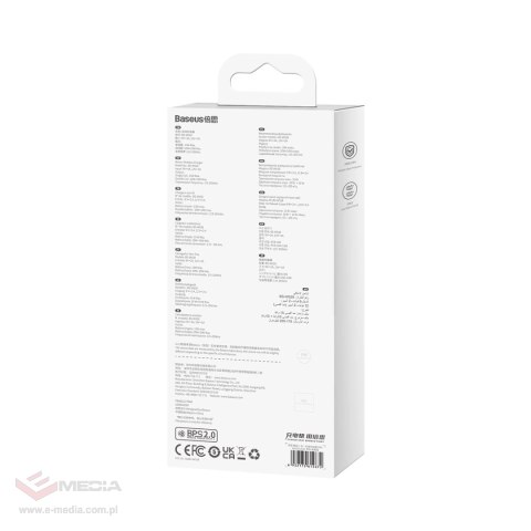 Baseus Digital LED Display podwójna ładowarka bezprzewodowa z cyfrowym wyświetlaczem 20W czarny (WXSX010101)
