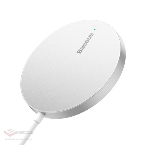 Baseus Simple Mini3 ładowarka indukcyjna 15W srebrny