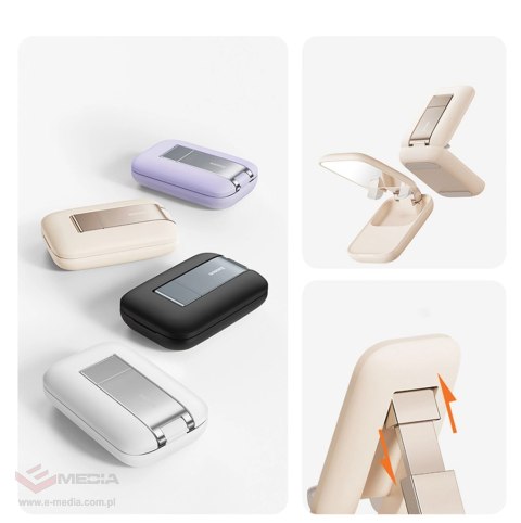 Regulowany stojak na telefon Baseus Seashell Series - czarny