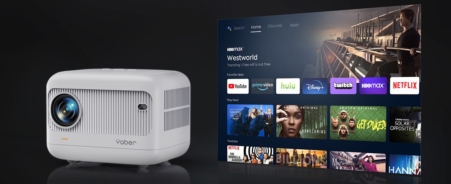 Projektor Yaber, Mini Projektor, Projekcja Domowa