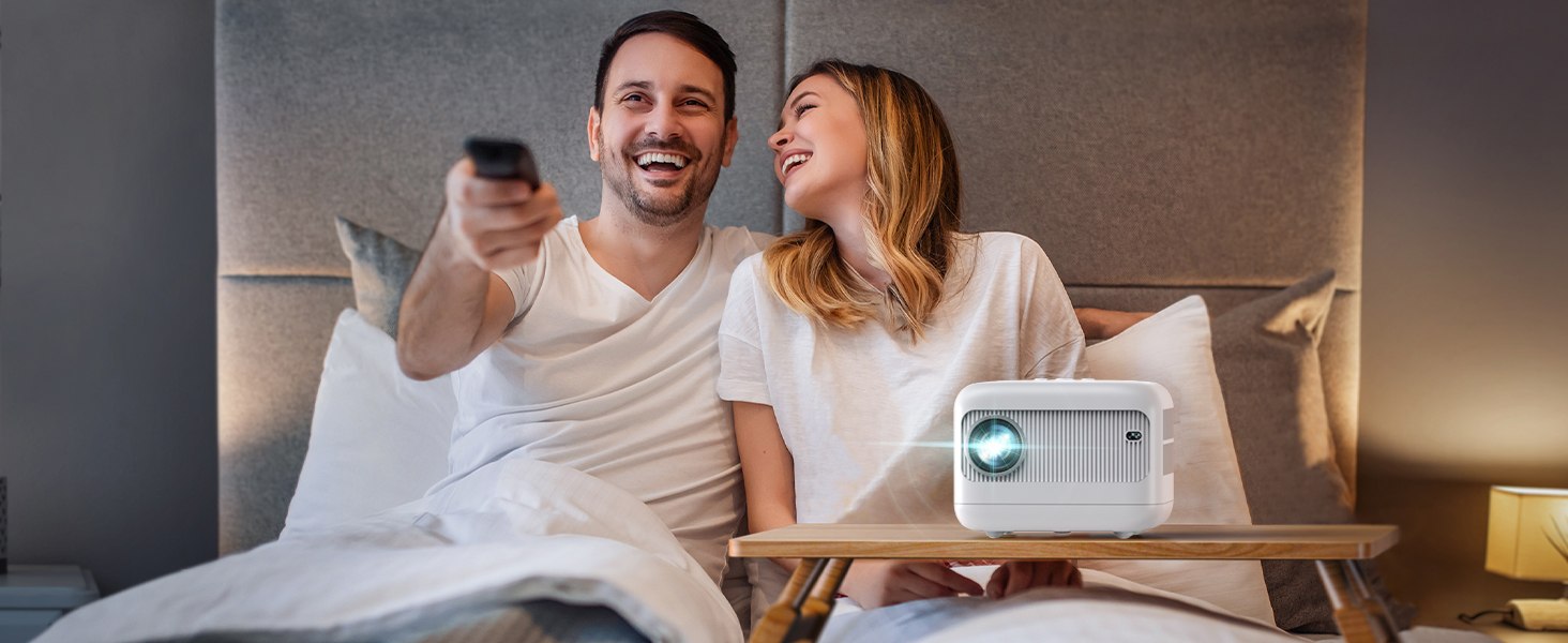 Projektor Yaber, Ultra-mini, technologia WiFi 6